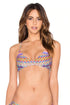 Luli Fama Free Love Criss-Cross Back Bra Top